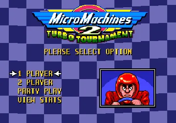 Micro Machines 2 - Turbo Tournament (Europe) (J-Cart) (Alt 1) screen shot title